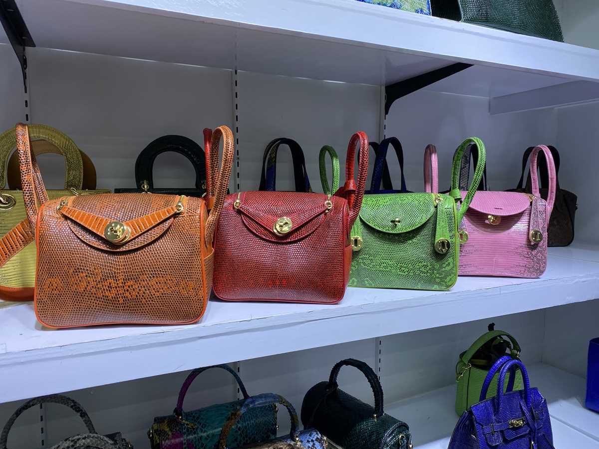 Сумки из кожи варана в стиле Lindy Hermes 5478