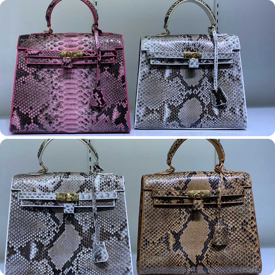 Питоновые сумки в стиле KL 11" цена ₽15000