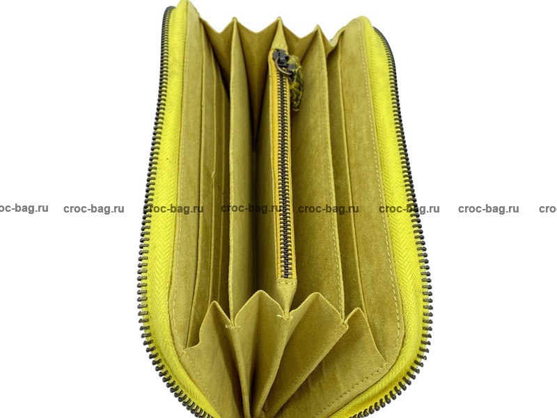 Кошелек из кожи питона на молнии 3632