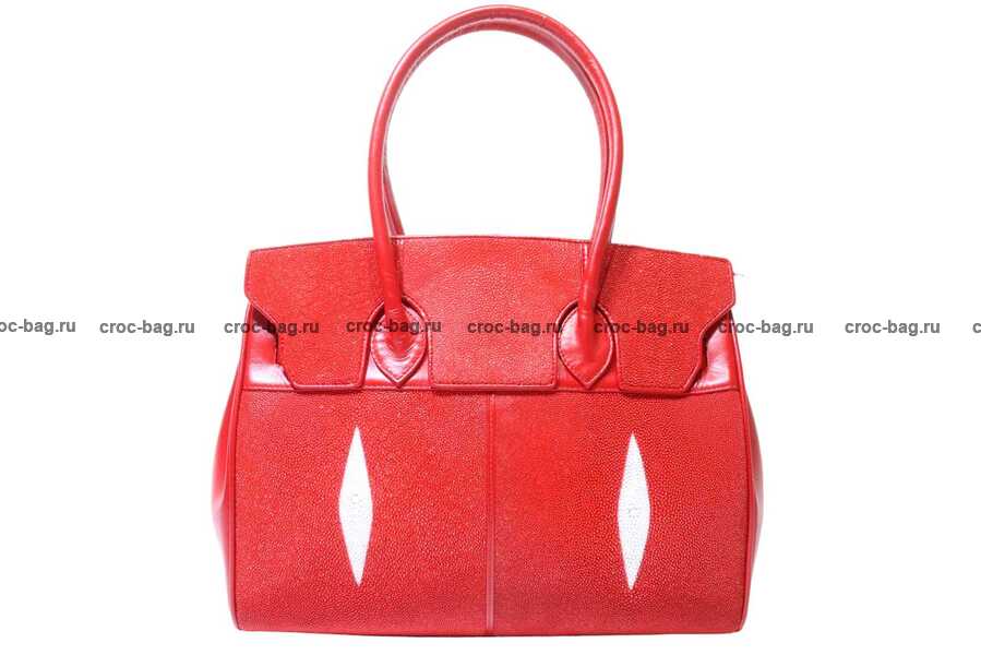 Сумка в стиле Hermès Birkin 30 из кожи морского ската 3558