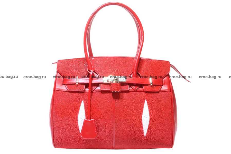 Сумка в стиле Hermès Birkin 30 из кожи морского ската 3558