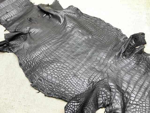Одежная кожа крокодила, брюхо 36см 2215