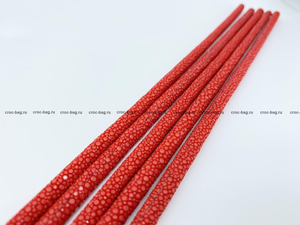 Шнурок из кожи морского ската 4мм длина 20см 2486 Foto 0