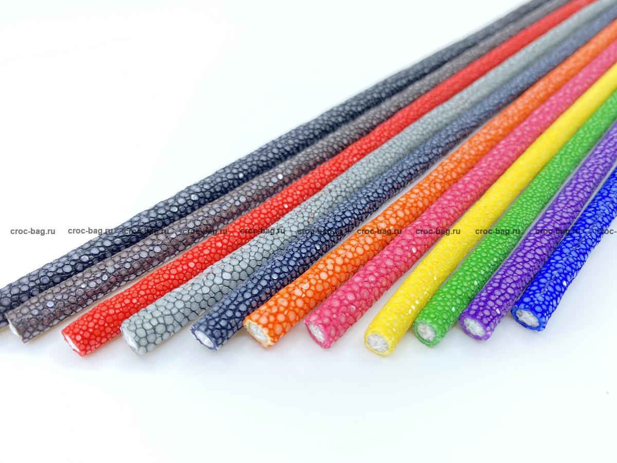 Шнурок из кожи морского ската 4мм длина 20см 2486 Foto 4