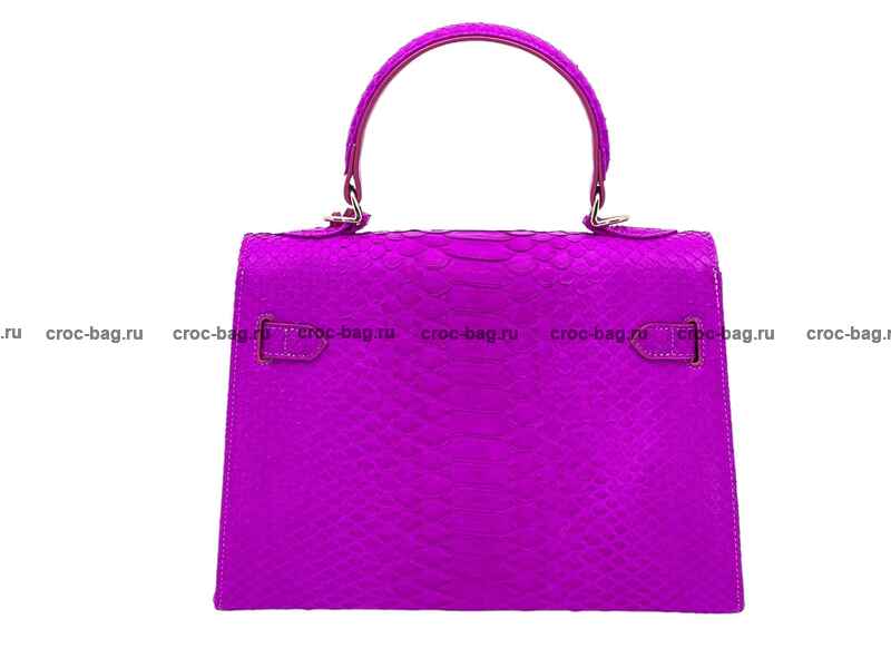 Сумка в стиле Hermès Kelly 26 из кожи питона 3377