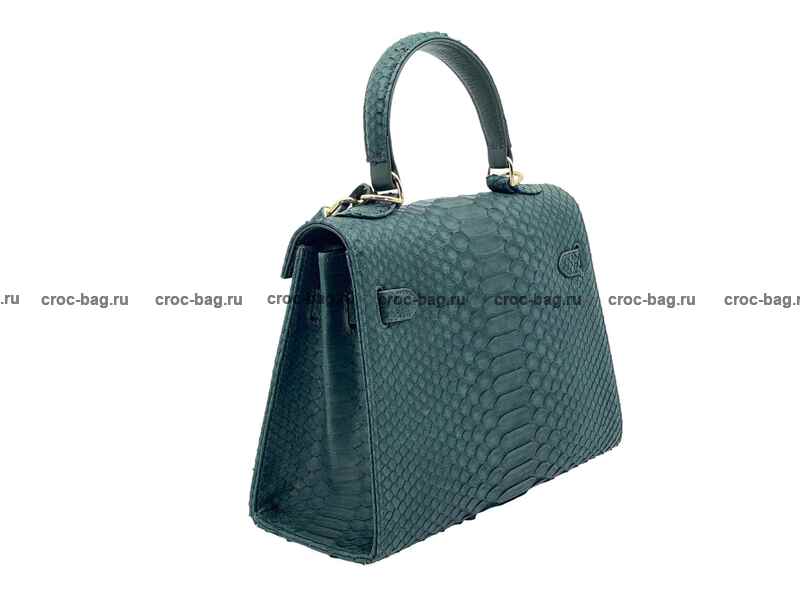 Сумка в стиле Hermès Kelly 26 из кожи питона 3382