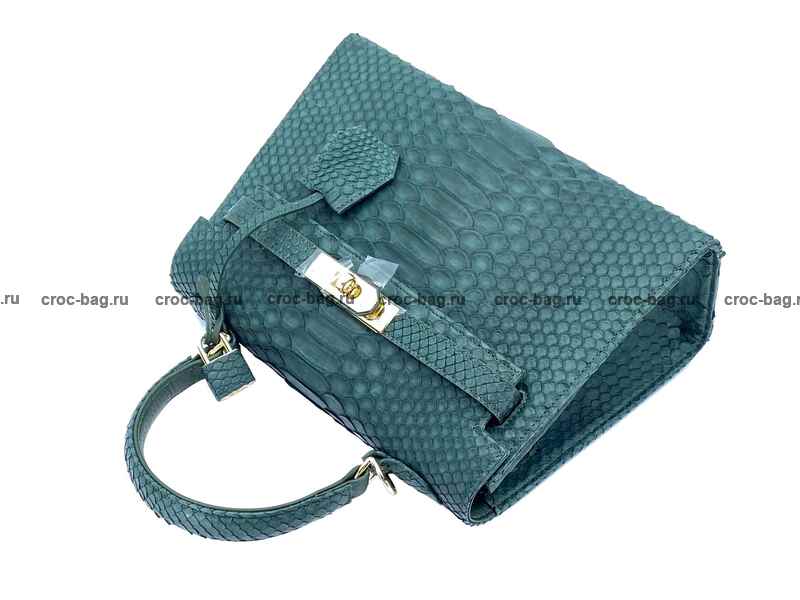 Сумка в стиле Hermès Kelly 26 из кожи питона 3382