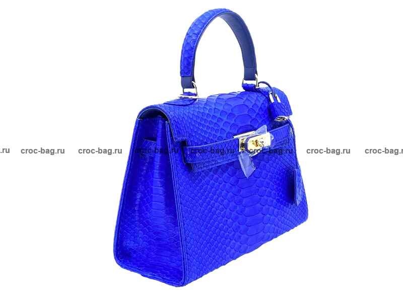 Сумка в стиле Hermès Kelly 26 из кожи питона 3385