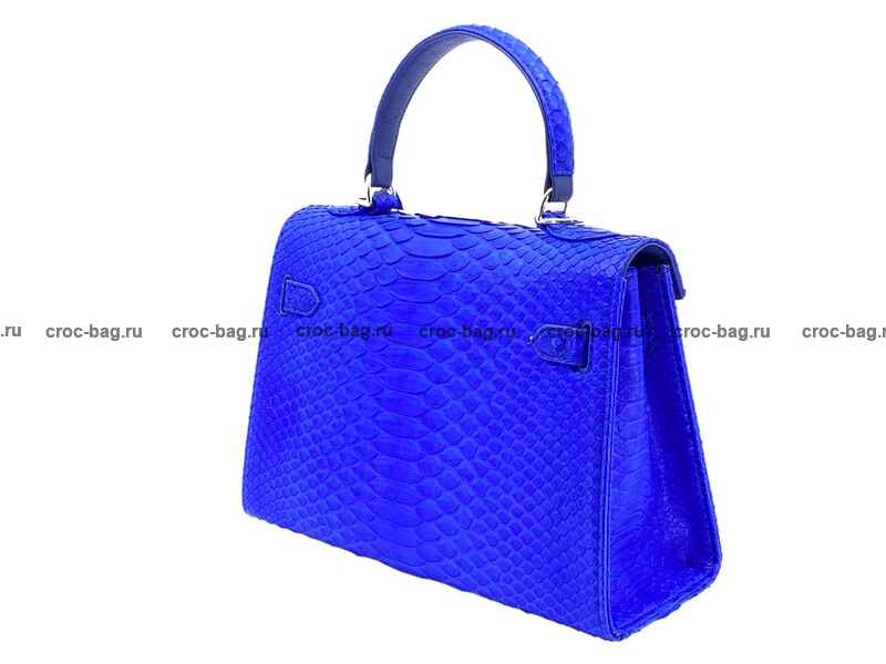 Сумка в стиле Hermès Kelly 26 из кожи питона 3385