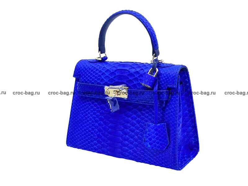 Сумка в стиле Hermès Kelly 26 из кожи питона 3385