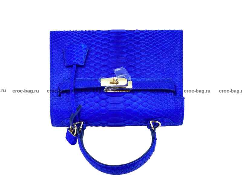 Сумка в стиле Hermès Kelly 26 из кожи питона 3385